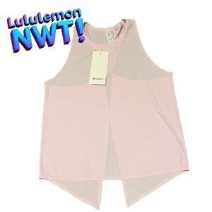 Lululemon Tank Split back Ultra Light weight Size 6 NWT